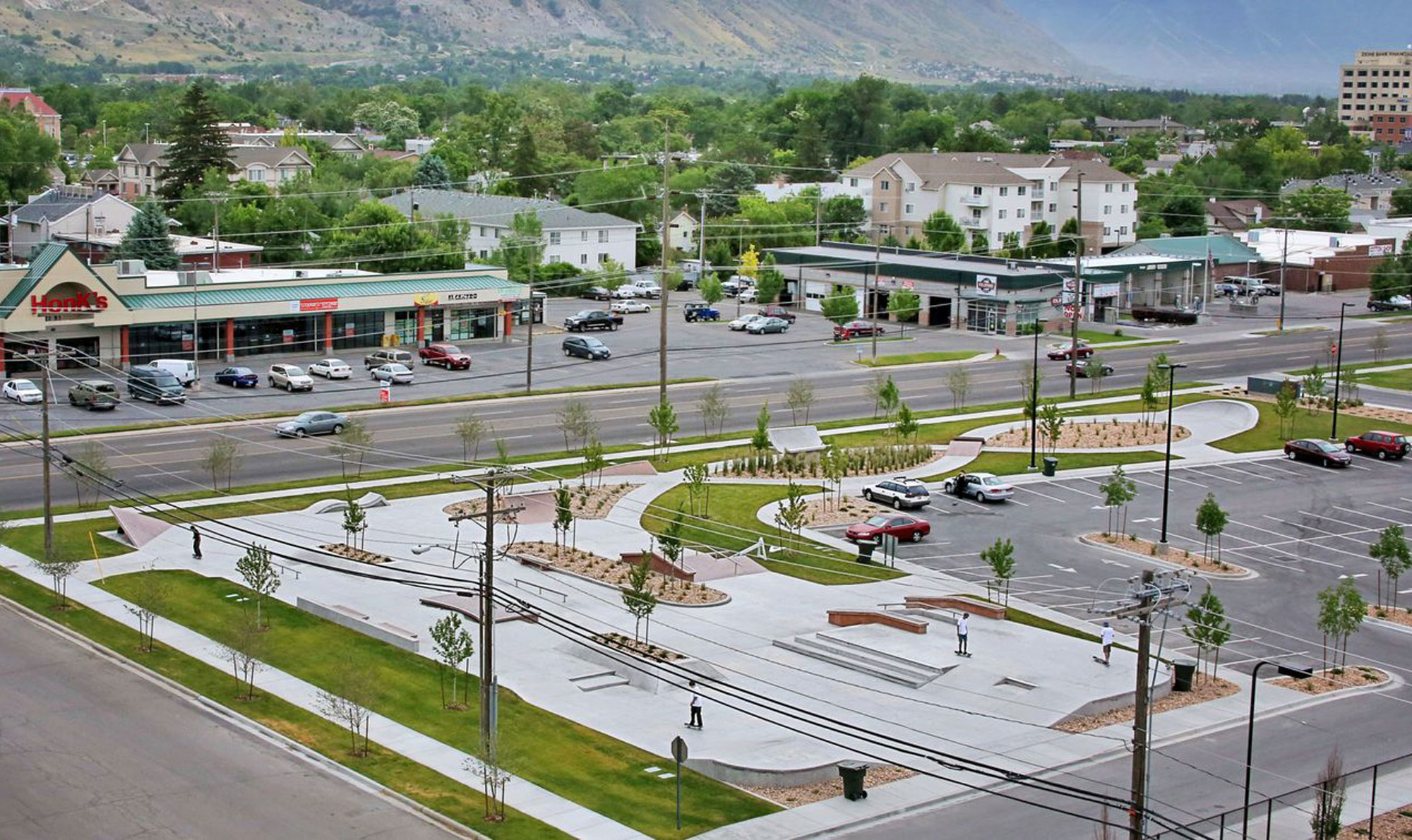 provo skatepark aerial