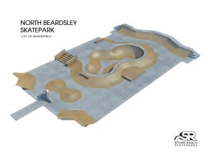 North Beardsley Skatepark Design in Bakersfield, CA by Spohn Ranch