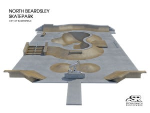 North Beardsley Skatepark Design in Bakersfield, CA by Spohn Ranch