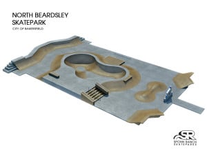 North Beardsley Skatepark Design in Bakersfield, CA by Spohn Ranch