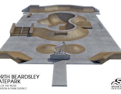 North Beardsley Skatepark Design in CA by Spohn Ranch