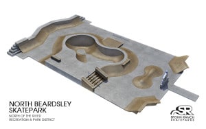 North Beardsley Skatepark Design in CA by Spohn Ranch