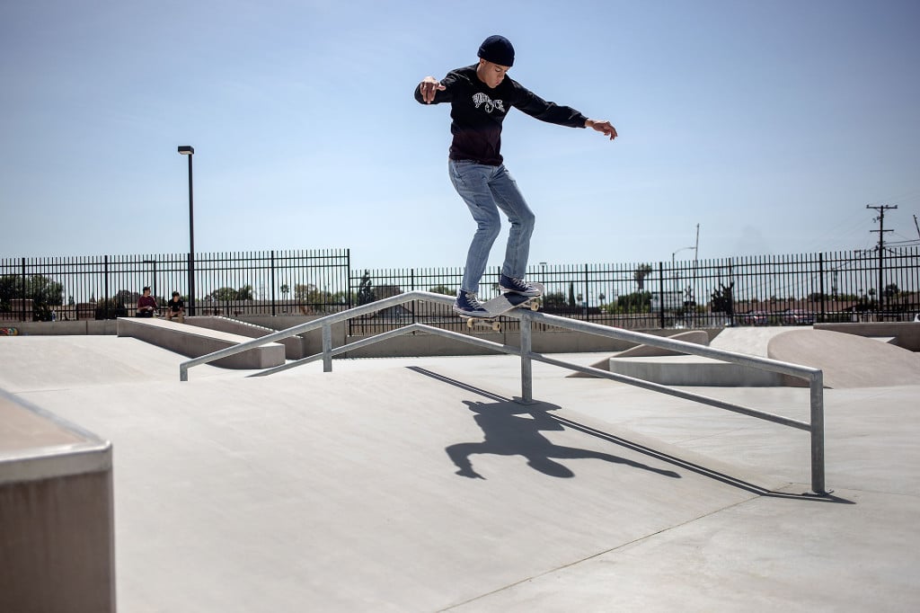 StantonSkateparkCABoardslide