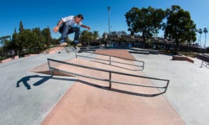 mannysantiago_spohnranch_rosemeadskatepark_fsflipP