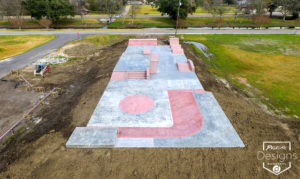 Golden Meadow Skatepark, Louisiana. Built by Spohn Ranch