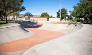 Back Smith George Lane Skatepark Spohn Ranch