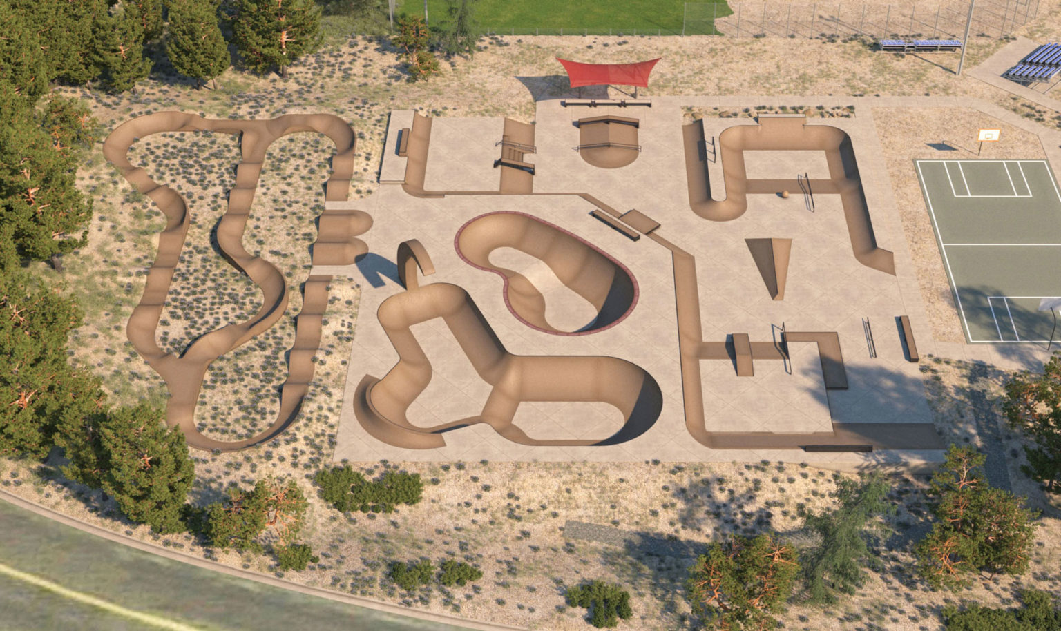 Skatepark Design Spohn Ranch