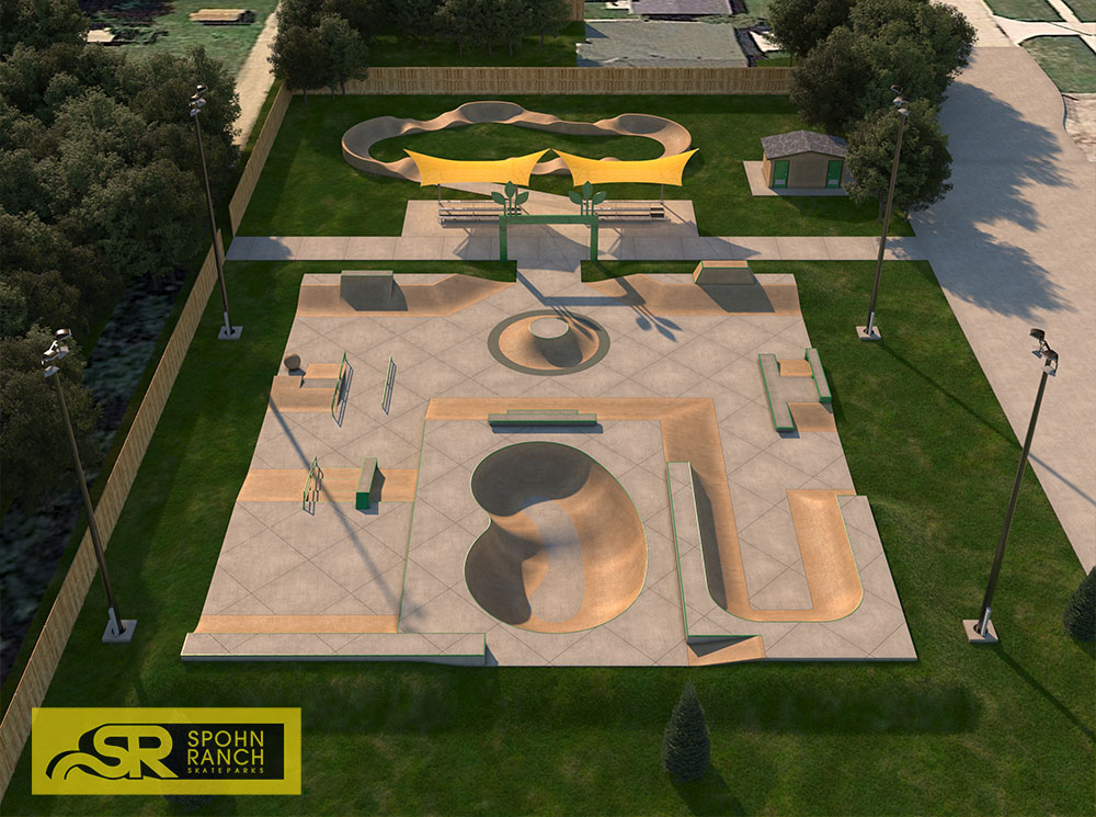 Skatepark in Norfolk, Nebraska