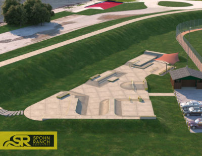 The Waterloo Iowa Skatepark built by Spohn Ranch