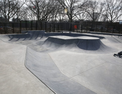 Betsy Head New York Skatepark Construction