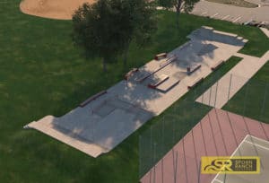 West Des Moines Skatepark in Iowa Hubbas Ledges Rails Street Plaza