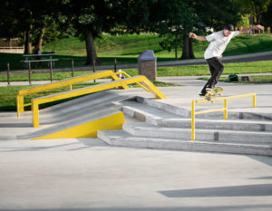 Shoreview Skatepark Spohn Ranch Backside Salad on the Out Rail