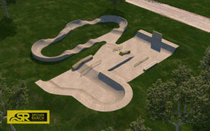 Gibson Skatepark with Handrails, Ledges, Flatbar and Pump Track