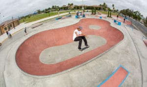 Frontside Air of Ryan Decenzo at the Tustin Skatepark Spohn Ranch