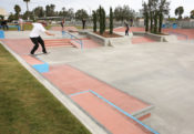 Ryan Decenzo backside tailslide Tustin Skatepark