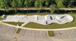 Walton County Skatepark Drone Shot