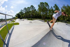 Backside Noseblunt on the Quarterpipe at Walton Skateplaza