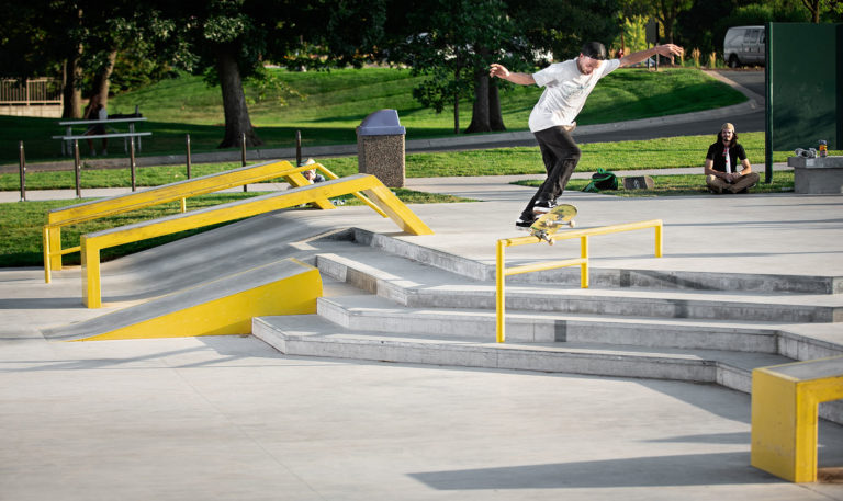 Shoreview Skatepark Spohn Ranch Backside Salad on the Out Rail