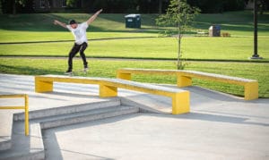 Bump to long nosegrind Spohn Ranch designed and built skatepark in Shoreview