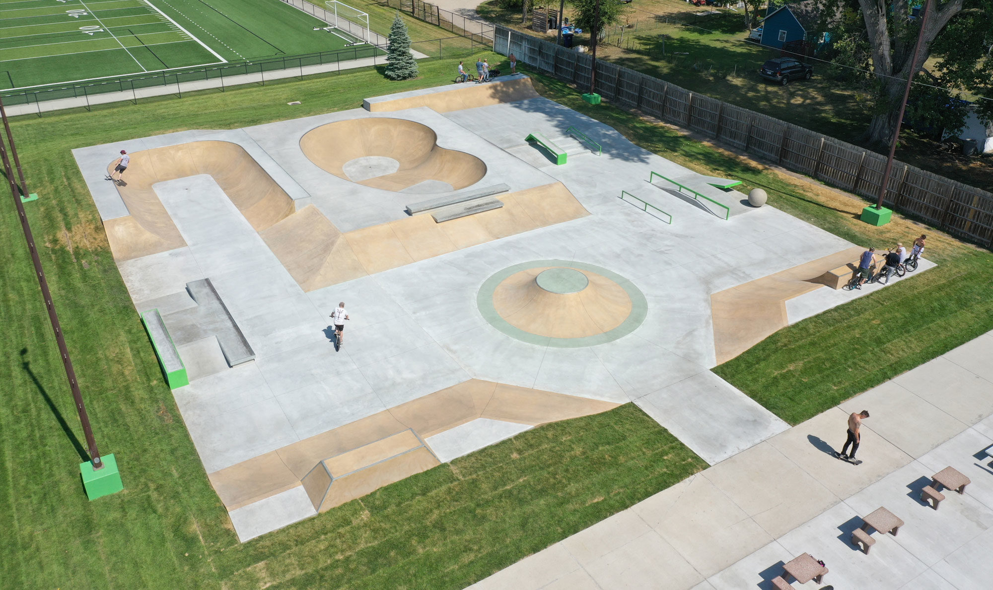 Norfolk Skatepark Drone Photo