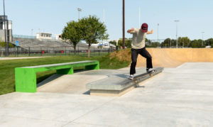 Crooks on the street setup in Norfolk Skatepark Nebraska