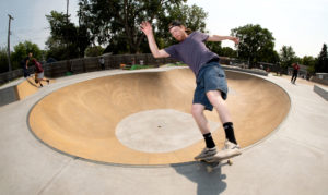 Turbo getting the disaster on at Norfolk Skatepark Nebraska