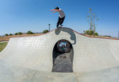 Backside Smith through the Perris Keyhole