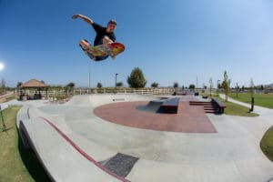 Airs at Perris Skatepark by Jake Wooten sponsors Santa Cruz and Red Bull