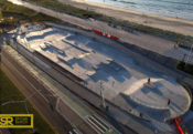 Rockaway Skatepark in NYC at Sunrise