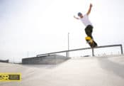 Backside Tail at Rockaway Skatepark Beach NYC