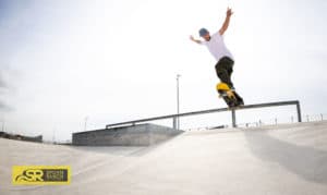 Backside Tail at Rockaway Skatepark Beach NYC