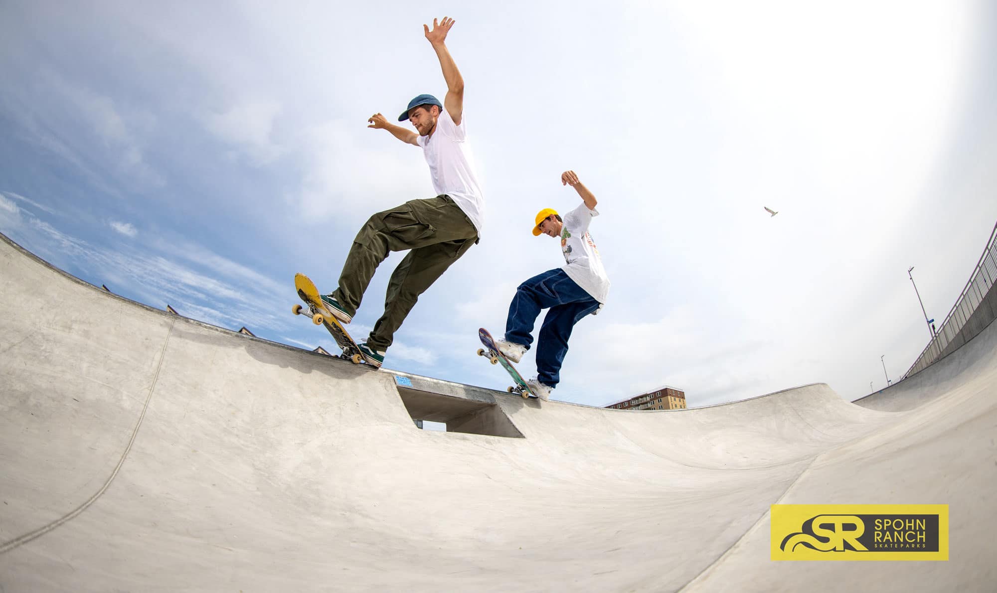 John Shanahan and Jake Baldini Doubles in Rockaway Beach Skatepark