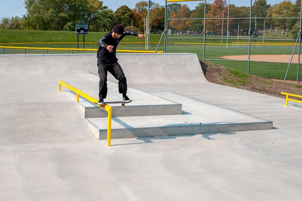 Escaping danger at Waterloo Skatepark Iowa