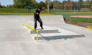 Escaping danger at Waterloo Skatepark Iowa