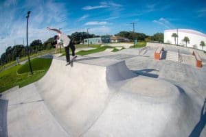Backside Disaster by Cesar Fernandez in Carrollwood Skatepark, Tampa FL by Spohn Ranch