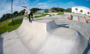 Backside Disaster by Cesar Fernandez in Carrollwood Skatepark, Tampa FL by Spohn Ranch