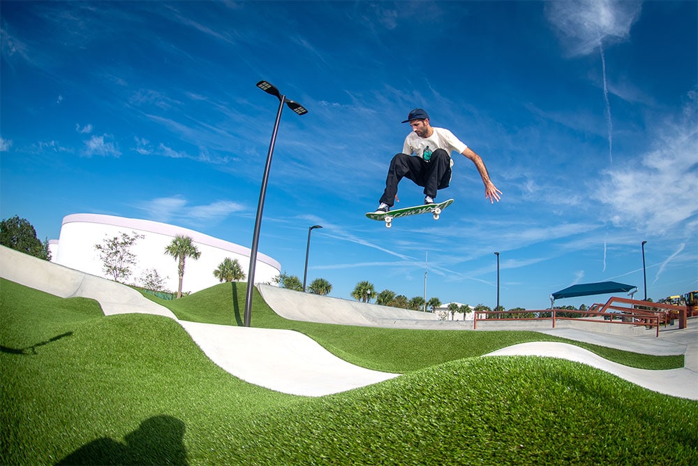 Pump track by Spohn Ranch Carrollwood Skatepark, Tampa FL