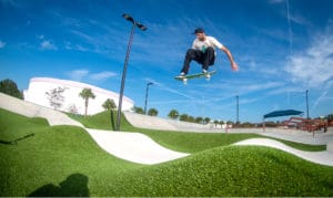 Pump track by Spohn Ranch Carrollwood Skatepark, Tampa FL