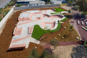 Gibson Mariposa Skatepark El Monte with Butterfly Bowl