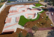 Gibson Mariposa Skatepark El Monte with Butterfly Bowl