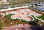 Gibson Mariposa Skatepark El Monte Hubba and Street Section