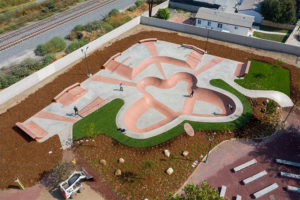 Gibson Mariposa Skatepark El Monte Looks like a Butterfly