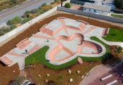 Gibson Mariposa Skatepark El Monte Looks like a Butterfly