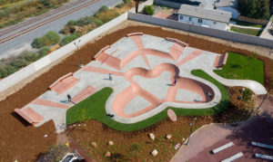 Gibson Mariposa Skatepark El Monte Looks like a Butterfly