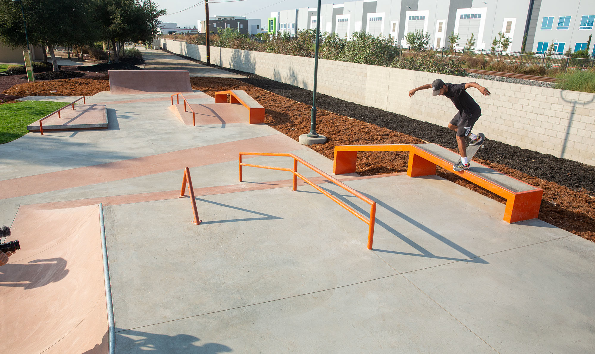 Classic backside noseblunt of Santa Cruz Skateboards Pro Maurio McCoy