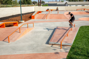 Maurio McCoy Crooks over the Manny pad at El Monte Skatepark