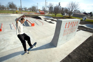 Ed Day Memorial Skatepark in Gibson City, IL Designed and Built by Spohn Ranch