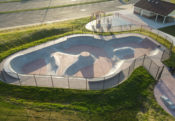 7 Presidents Skatepark Phase 2 Bowl Section Designed and Built by Spohn Ranch Skateparks