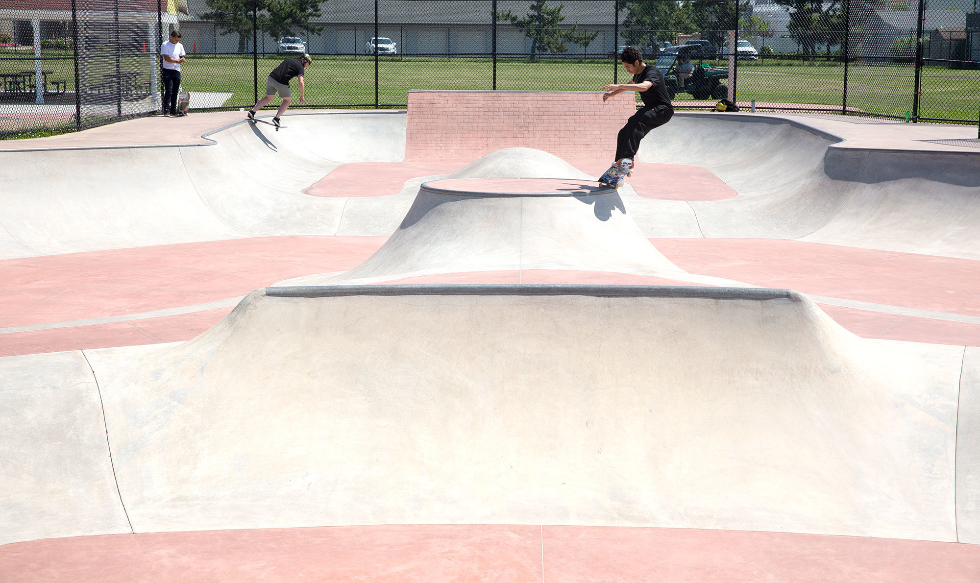 Frontside 5.0 by Nico at 7 Presidents Skatpark aka Long Branch Skatepark in Long Branch NJ