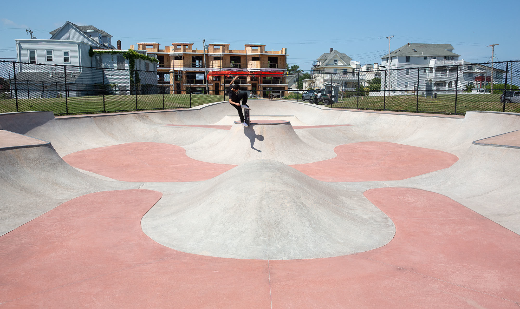 Blunt Fakie at Long Branch Skatepark in Long Branch NJ by Nico